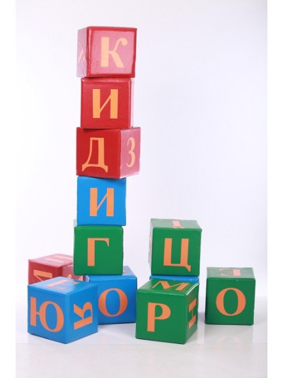  М'які модульні кубики Букви